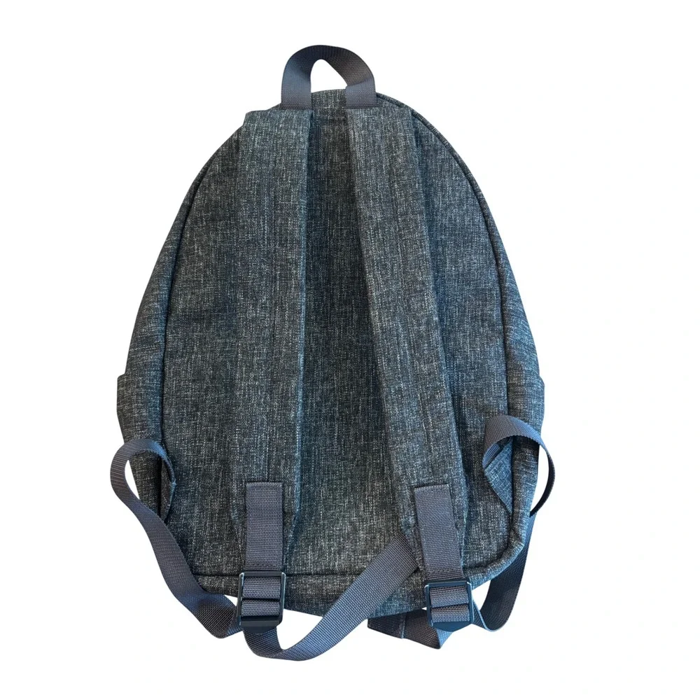 Everlane Street Nylon Zip Backpack Dark Grey Crosshatch Minimalist Bag